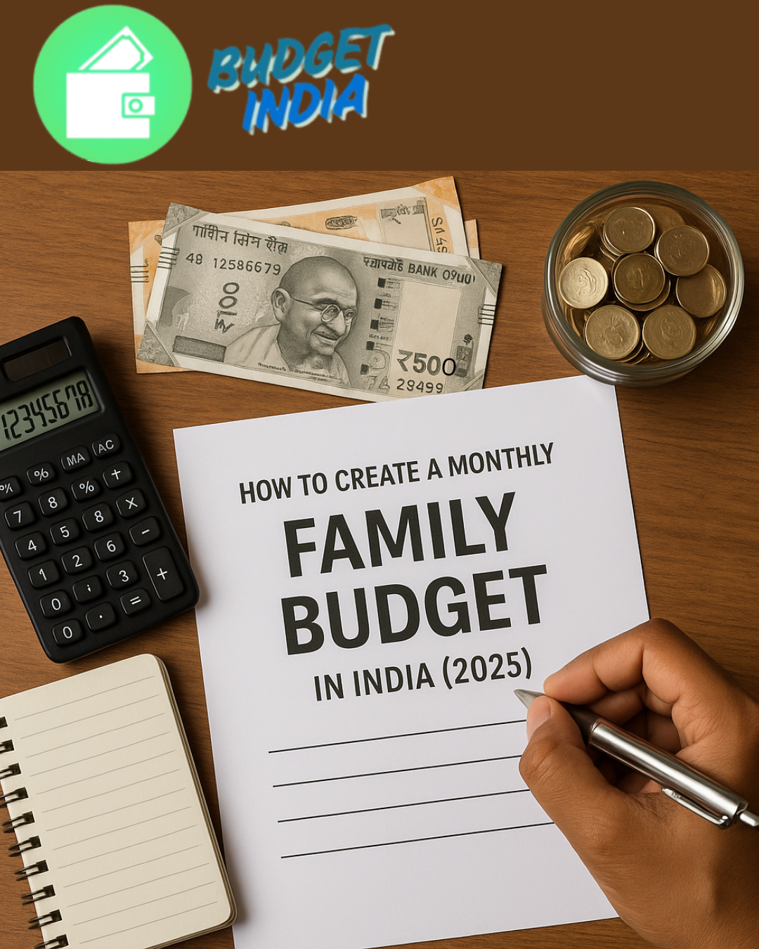 How to Create a Monthly Family Budget in India (2025)