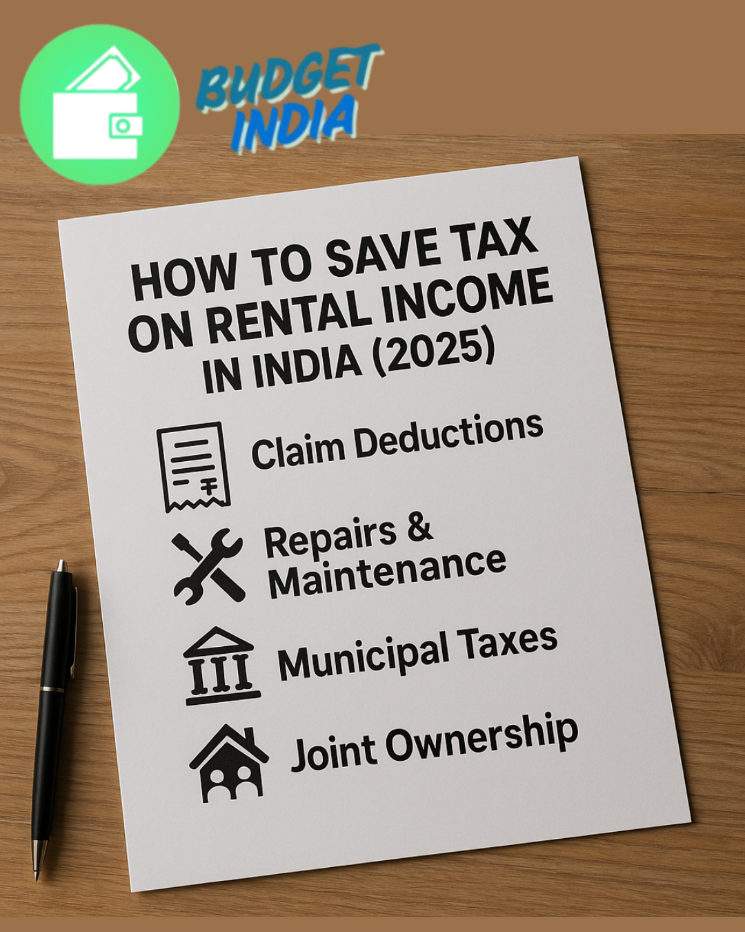 How to Save Tax on Rental Income in India (2025)